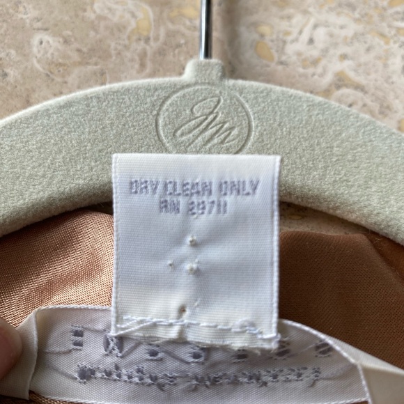 Express Bronze Satin Blouse - Picture 4 of 6